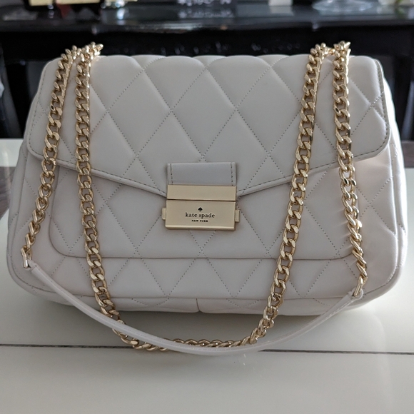 Kate Spade Carey Smooth Leather Medium Flap - Picture 1 of 3